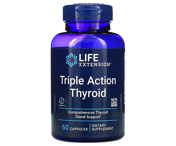 Тироид тройного действия Life Extension (Triple Action Thyroid) 60 капсул
