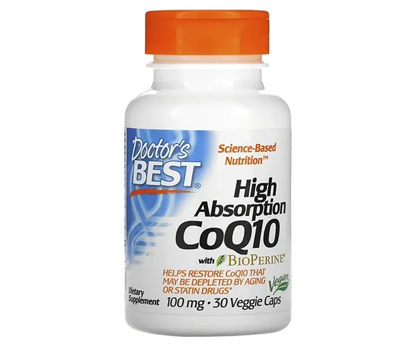 Коензим Q-10 з біоперином Doctor's Best (CoQ10 with Bioperine) 100 мг 