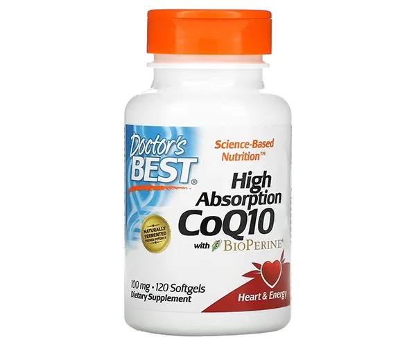 Коензим Q-10 з біоперином Doctor's Best (CoQ10 with Bioperine) 100 мг 