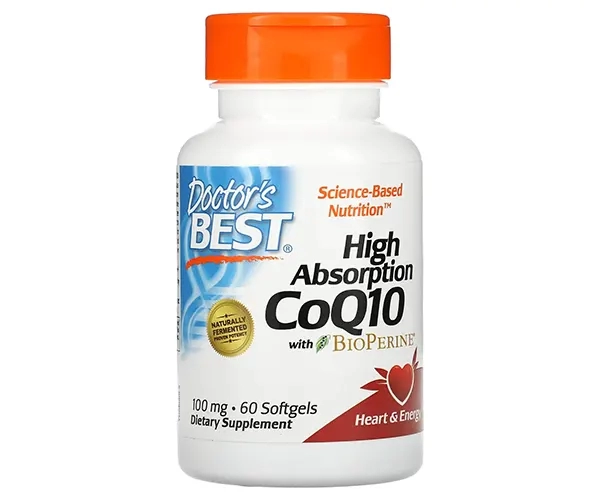 Коензим Q-10 з біоперином Doctor's Best (CoQ10 with Bioperine) 100 мг 