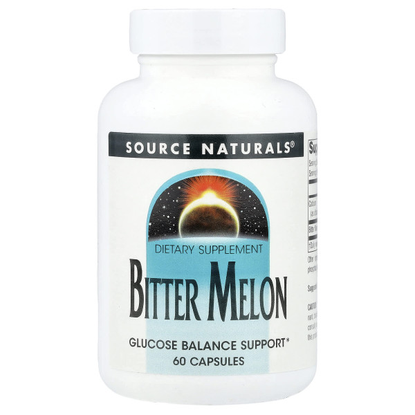 Екстракт гіркої дині Source Naturals  (Bitter Melon) 500 мг 60 капсул