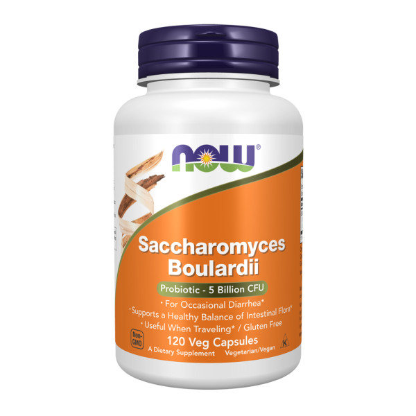 Пробиотик NOW Foods (Saccharomyces Boulardii) 5 млрд КОЕ 120 капсул