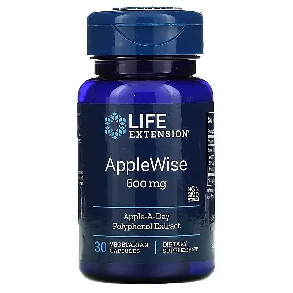 Поліфеноли яблучні Life Extension (AppleWise Polyphenol) 600 мг 30 капсул