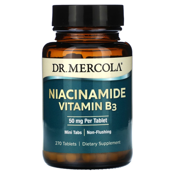 Ниацинамид Dr. Mercola (Niacinamide) 50 мг 270 таблеток