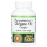 Комплекс із перцевої м'яти та олії орегано Natural Factors 60 капсул