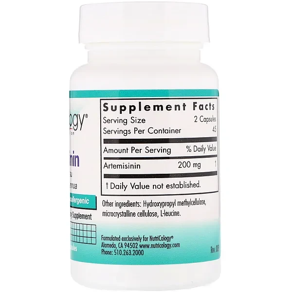 Артемізинін Nutricology  (Artemisinin) 100 мг 90 капсул