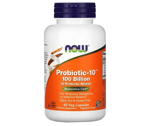 Пробіотики NOW Foods  (Probiotic-10) 100 млрд КУО 