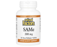 SAMe медленного высвобождения Natural Factors (SAMe) 200 мг 