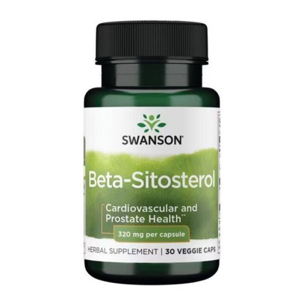 Бета Сітостерол Swanson (Beta-Sitosterol) 320 мг 30 капсул