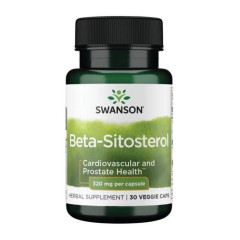 Бета Сітостерол Swanson (Beta-Sitosterol) 320 мг 30 капсул