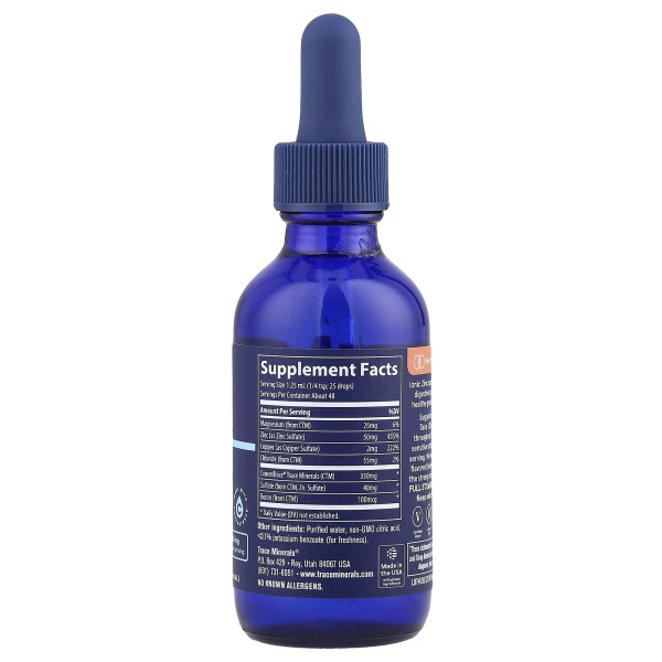 Іонний цинк Trace Minerals Research  (Ionic Zinc) 50мг 59мл