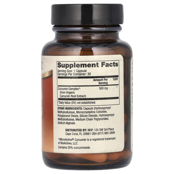 Удосконалений куркумін Dr. Mercola  (Curcumin Advanced) 500 мг 