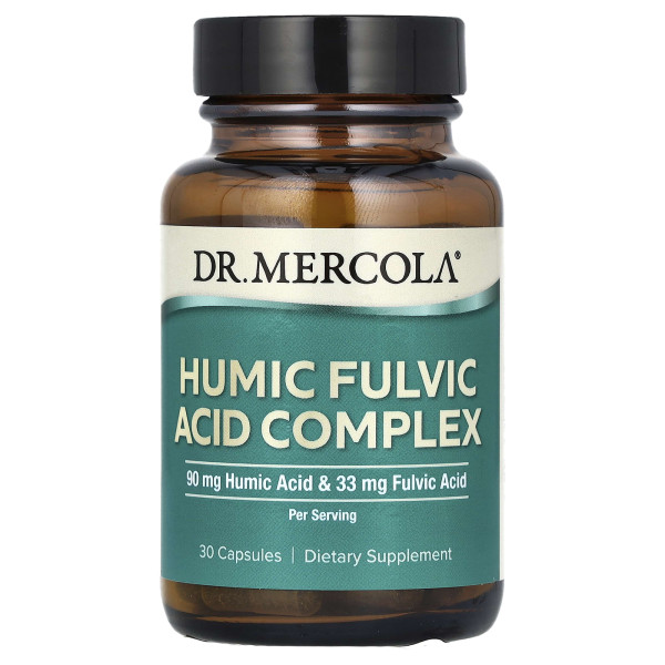 Фульвові та гумінові кислоти Dr. Mercola  (Humic Fulvic Acid Complex) 30 капсул