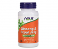 Женьшень с маточным молочком NOW Foods (GINSENG & ROYAL JELLY) 90 капсул