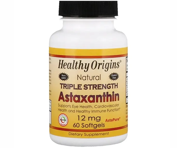 Астаксантин потрійної сили Healthy Origins (Astaxanthin) 12 мг 