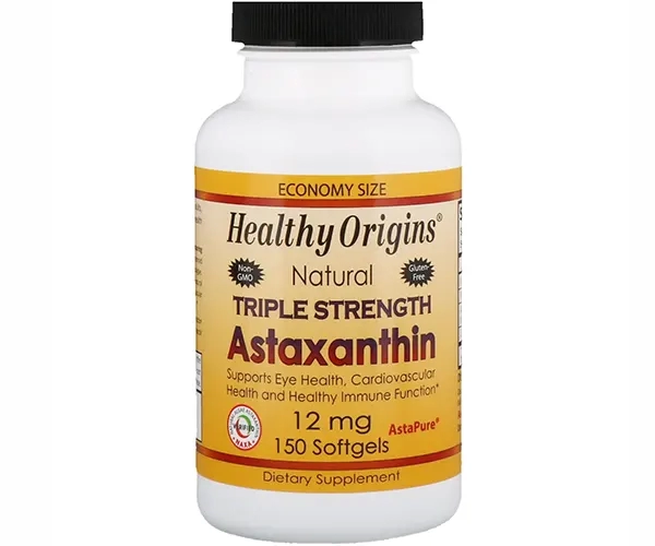 Астаксантин потрійної сили Healthy Origins (Astaxanthin) 12 мг 