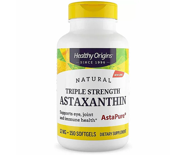 Астаксантин потрійної сили Healthy Origins (Astaxanthin) 12 мг 