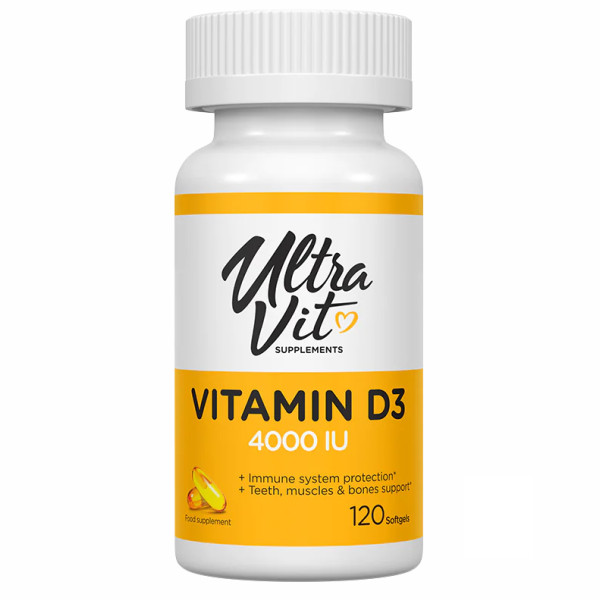 Витамин Д   VPLab (Vitamin D3) 4000 МЕ 120 капсул