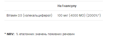 Витамин Д   VPLab (Vitamin D3) 4000 МЕ 120 капсул