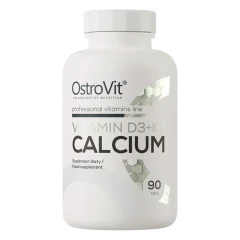 Кальций, витамин Д3 + К2 Ostrovit (Calcium, Vitamin D3 + K2) 90 таблеток