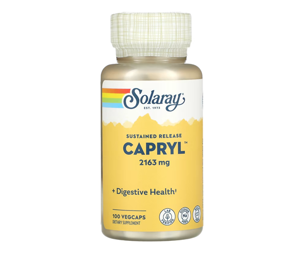 Каприлова кислота Solaray (Caprylic Acid) 360 мг 100 капсул