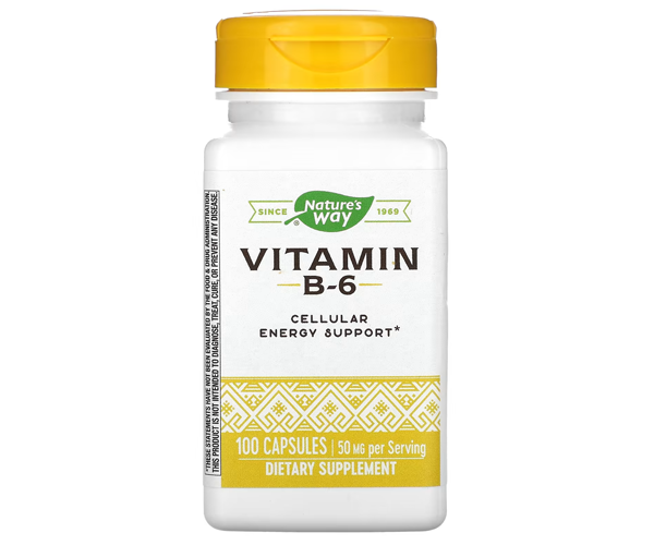 Вітамін В6 Nature's Way  (Vitamin B6) 50 мг 100 капсул
