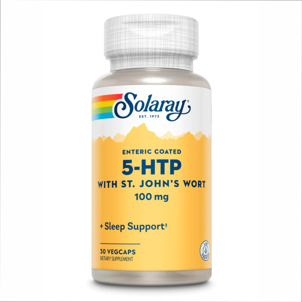 5-гідрокситриптофан Solaray (5-HTP + St. John's) 30 капсул