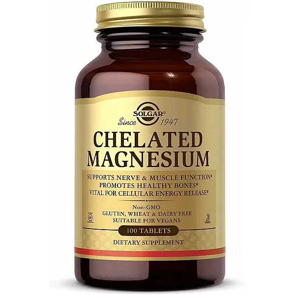 Хелат магния Solgar 100 мг (Chelated Magnesium) 