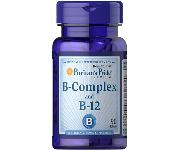 Вітаміни групи В Puritan's Pride (Vitamin B-Complex та Vitamin B-12) 