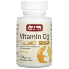 Вітамін D3 холекальциферол Jarrow Formulas (Vitamin D3 Cholecalciferol) 2500 МО 100 капсул