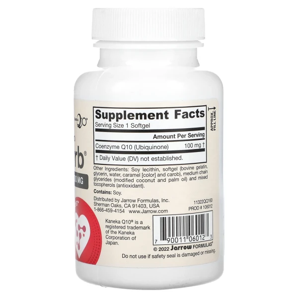 Кофермент Q10 Jarrow Formulas (Q-absorb) 100 мг 60 капсул