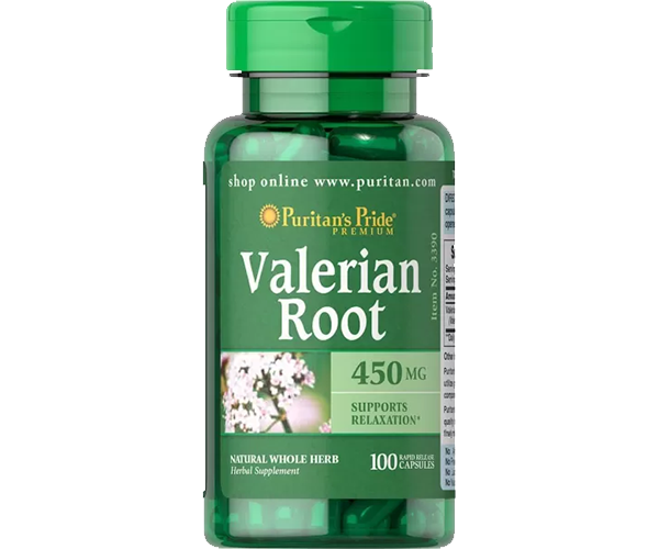 Валериана корень Puritan's Pride (Valerian Root) 450 мг 100 капсул