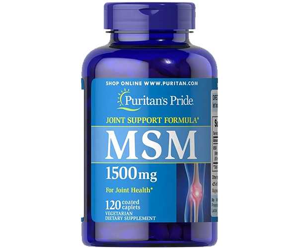 Метилсульфонілметан Puritan's Pride  (Methylsulfonylmethane) 1500 мг 120 капсул