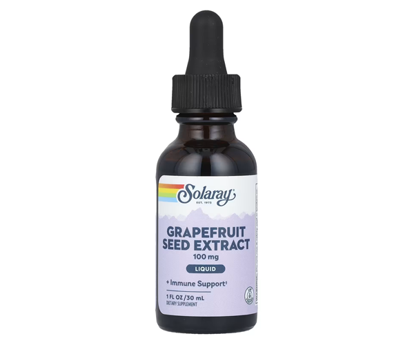 Екстракт насіння грейпфруту Solaray  (Grapefruit Seed Extract) 100 мг 30 мл