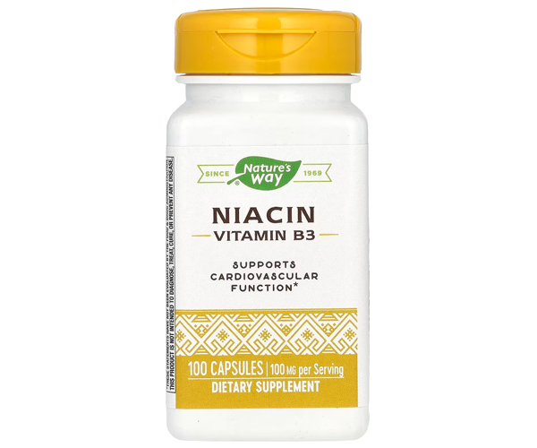Вітамін В3 Nature's Way (Niacin) 100 мг 100 капсул