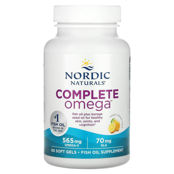 Омега 3-6-9 Nordic Naturals (Complete Omega) зі смаком лимона