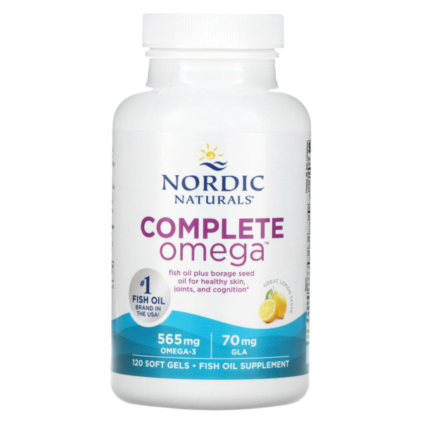 Омега 3-6-9 Nordic Naturals (Complete Omega) зі смаком лимона