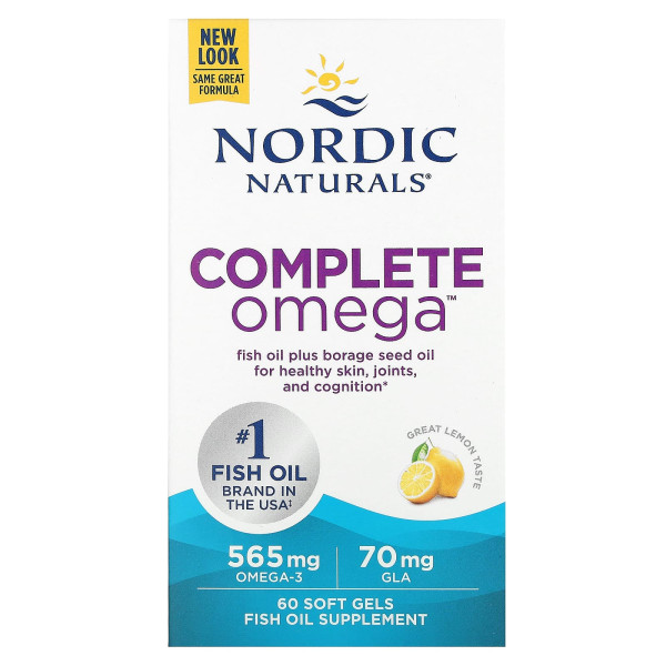 Омега 3-6-9 Nordic Naturals (Complete Omega) зі смаком лимона