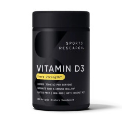 Вітамін Д3 Sport Research (Vitamin D3) 5000 МО 360 капсул