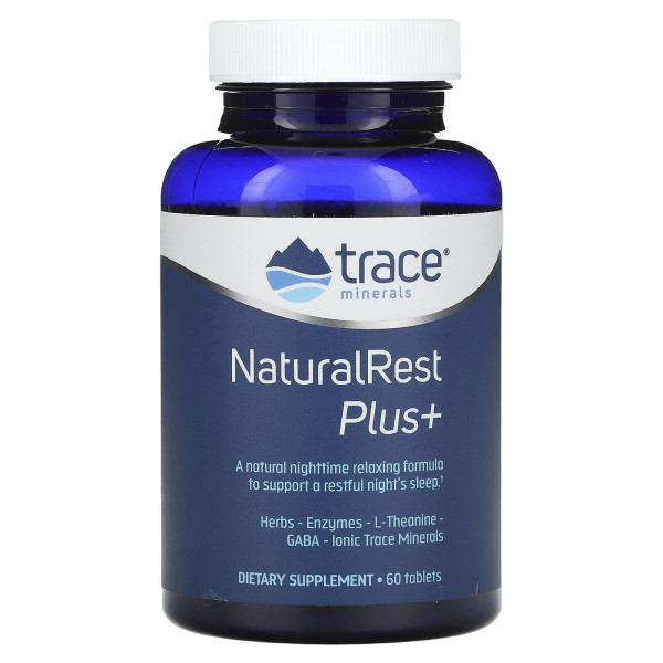 Поддержка сна Trace Minerals Research (Natural Rest Plus+) 60 таблеток