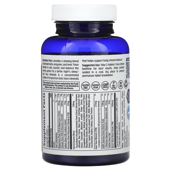 Поддержка сна Trace Minerals Research (Natural Rest Plus+) 60 таблеток