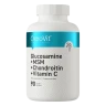 Глюкозамін Хондроїтин MSM та Вітамін С Ostrovit  (Glucosamine+MSM+Chondroitin+Vitamin C) 90 таблеток