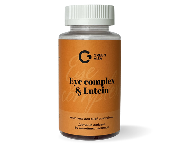 Комплекс Eye Complex & Lutein для глаз Грин Виза 60 желейных пастилок