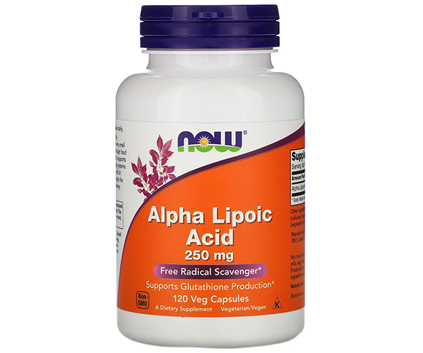 Альфа-липоевая кислота NOW Foods (Alpha-lipoic acid) 250 мг 