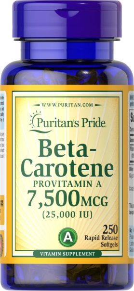 Бета-каротин  Puritan's Pride (бета-каротин) 25000 MО 