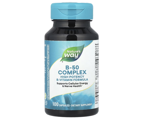 Комплекс витаминов B50 Nature's Way (B-50 Complex) 100 капсул