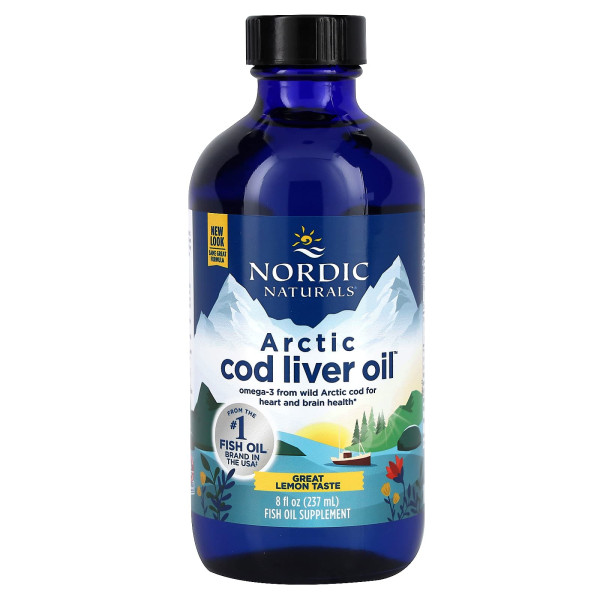 Риб'ячий жир рідкий з печінки арктичної тріски Nordic Naturals (Cod Liver Oil) 