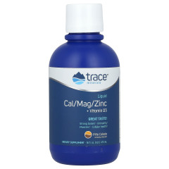 Кальцій магній та цинк Trace Minerals Research  (Cal/Mag/Zinc) 473 мл зі смаком Піна Колада
