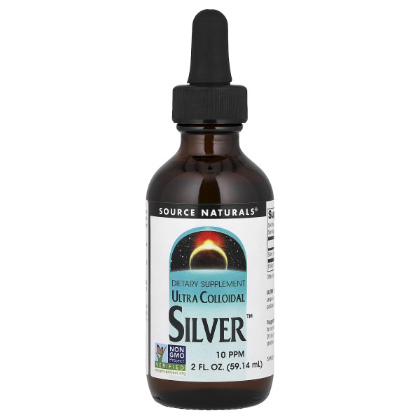 Колоїдне срібло Source Naturals  (Ultra colloidal silver) 10 PPM 59.14 мл
