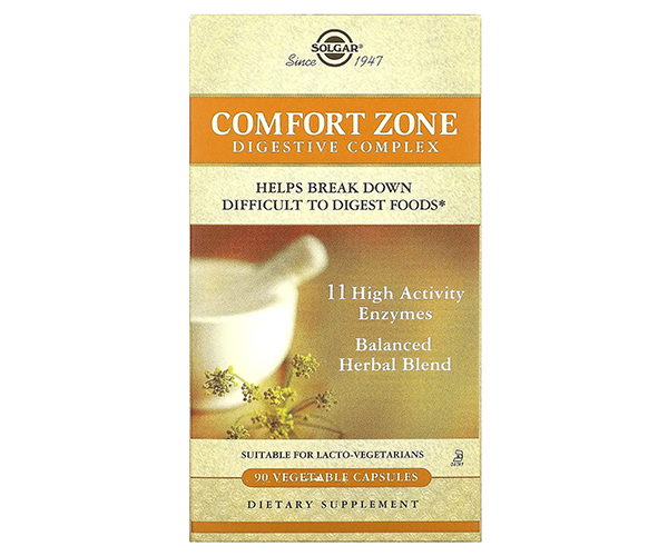 Пищеварительный комплекс Solgar (Comfort Zone Digestive complex) 90 капсул